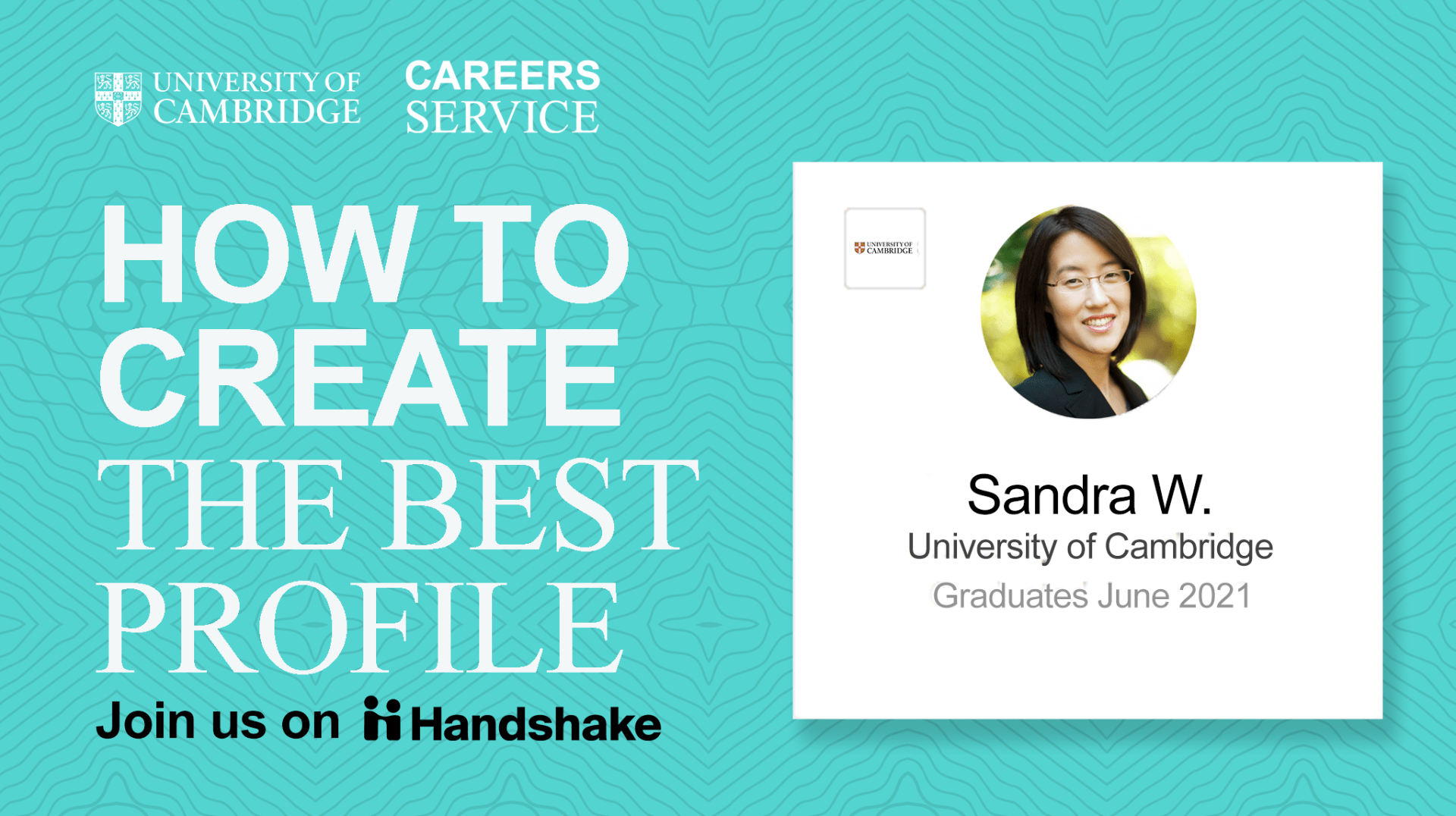How to create the best profile - join us on Handshake