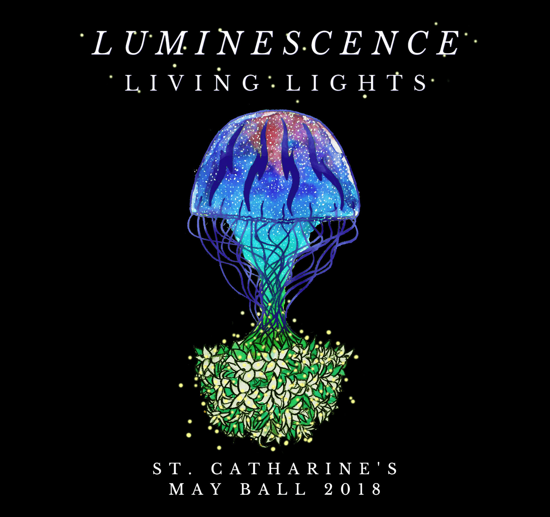 St Catherine's May Ball 2018: Luminescence Living Lights logo